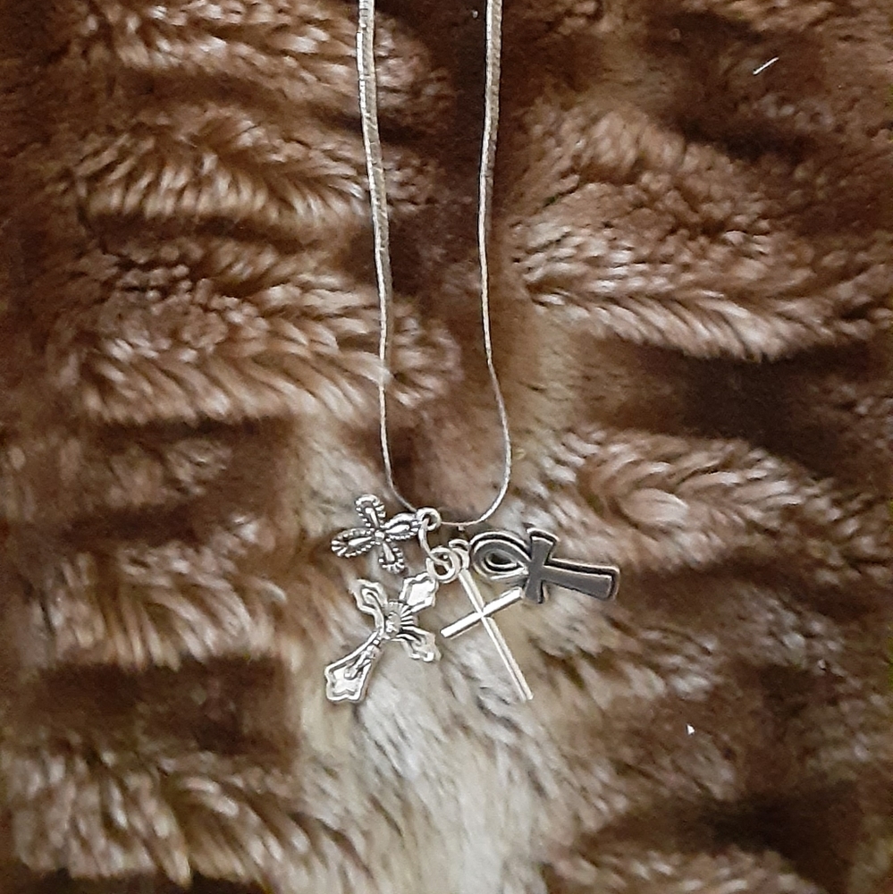 Silver Chain with Silver Charms